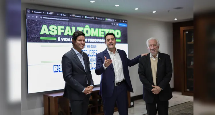 Governo lança Asfaltômetro para população acompanhar obras do Asfalto Novo, Vida Nova