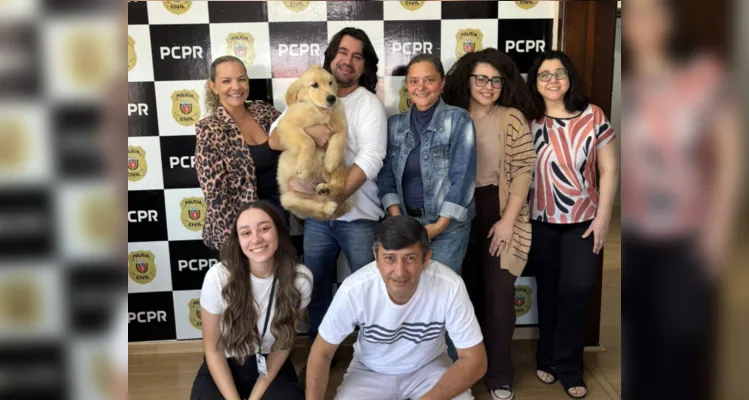 Ponta Grossa recebe 'Projeto Teddy', o 1º Cão de Assistência Judiciária