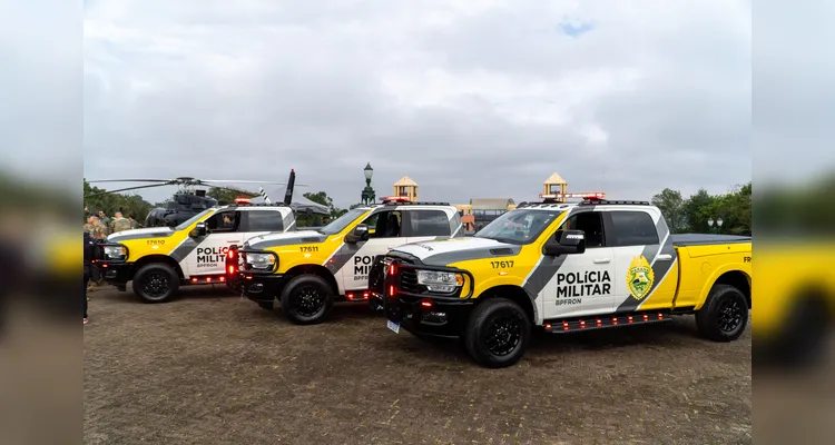 Com primeiras RAMs da história, Paraná reforça frota de viaturas da segurança pública