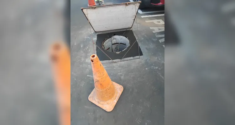 Obras da Copel em rede subterrânea exigem bloqueio parcial de vias em PG