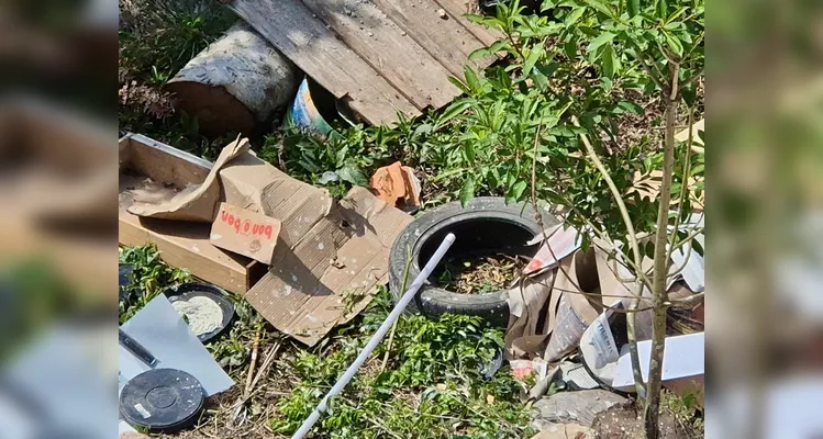 PM Ambiental constata descarte irregular de resíduos em Palmeira