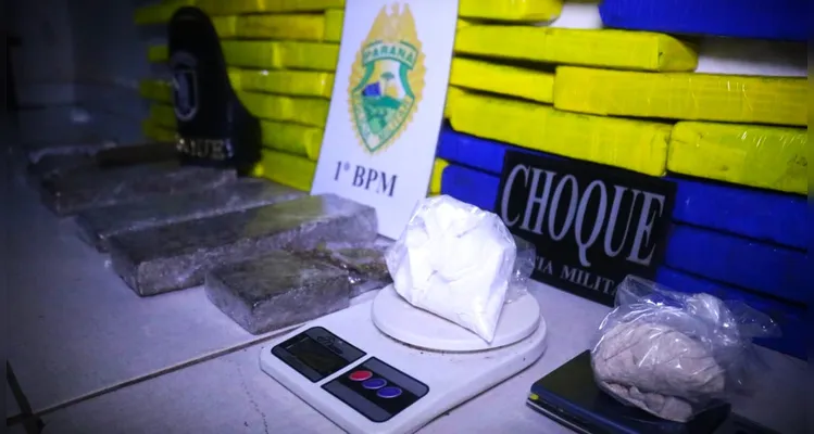 ‘Choque’ apreende 55 kg de maconha após ‘mãe X9’ em Oficinas