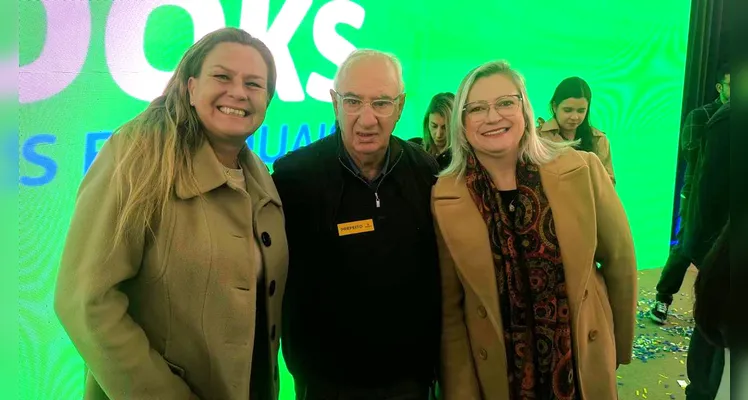 O prefeito de Castro, Reinaldo Cardoso, participou da solenidade de entrega dos recursos.