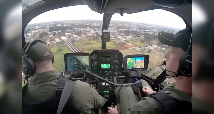 Operações agora podem ter o auxílio de helicópteros.