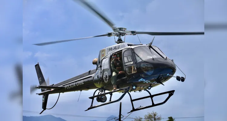 Operações agora podem ter o auxílio de helicópteros.