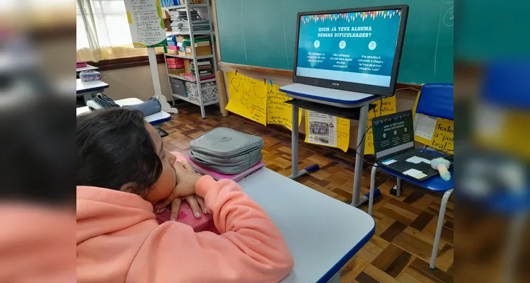 A partir de reflexões propostas na videoaula do projeto, os estudantes complementaram processos educativos já em andamento.