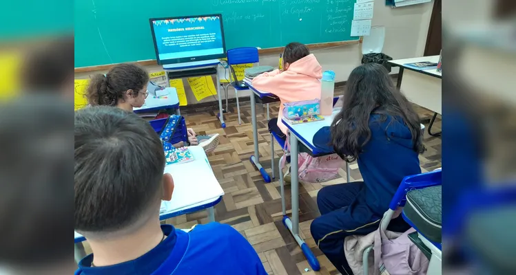 A partir de reflexões propostas na videoaula do projeto, os estudantes complementaram processos educativos já em andamento.