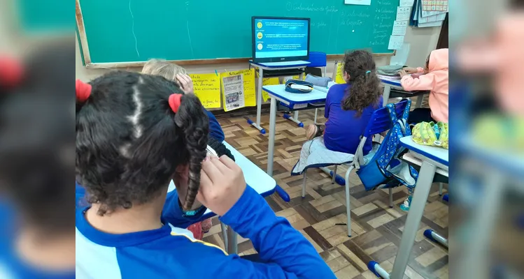 A partir de reflexões propostas na videoaula do projeto, os estudantes complementaram processos educativos já em andamento.