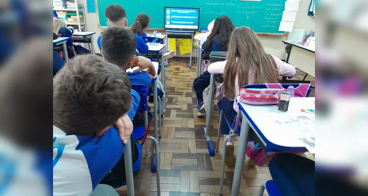 A partir de reflexões propostas na videoaula do projeto, os estudantes complementaram processos educativos já em andamento.