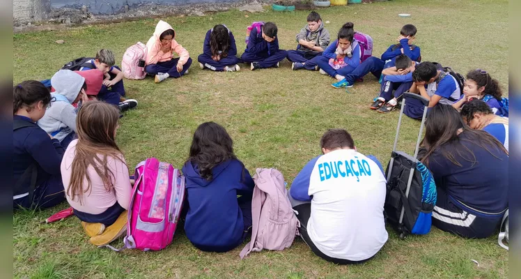 A partir de reflexões propostas na videoaula do projeto, os estudantes complementaram processos educativos já em andamento.