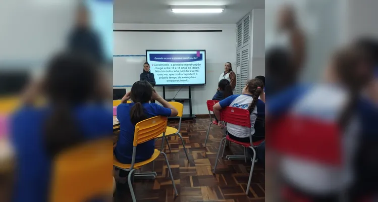 A proposta foi realizada de forma leve e buscou sanar todas as dúvidas das alunas.