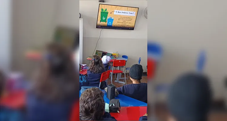 Após assistirem ao conteúdo do projeto, os educandos se engajaram em variadas ações.