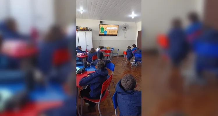 Após assistirem ao conteúdo do projeto, os educandos se engajaram em variadas ações.