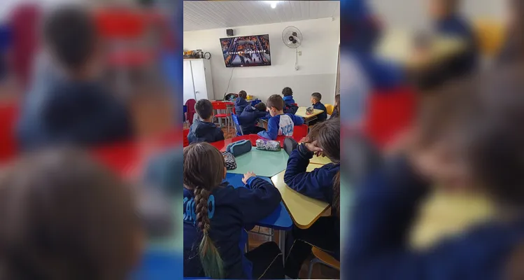 Após assistirem ao conteúdo do projeto, os educandos se engajaram em variadas ações.