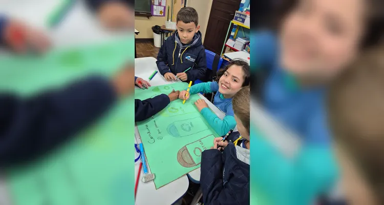 Após assistirem ao conteúdo do projeto, os educandos se engajaram em variadas ações.