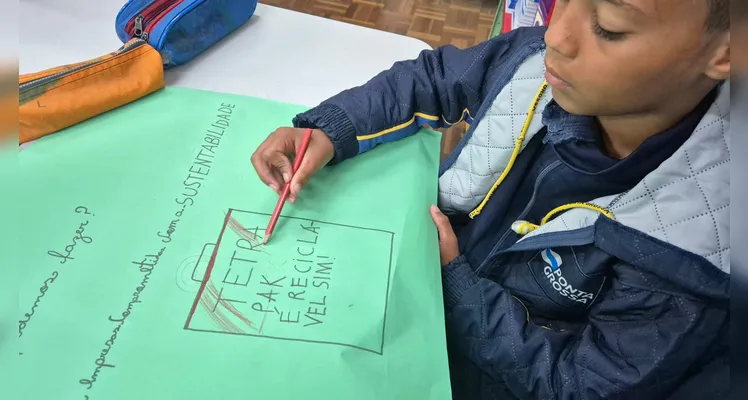 Após assistirem ao conteúdo do projeto, os educandos se engajaram em variadas ações.