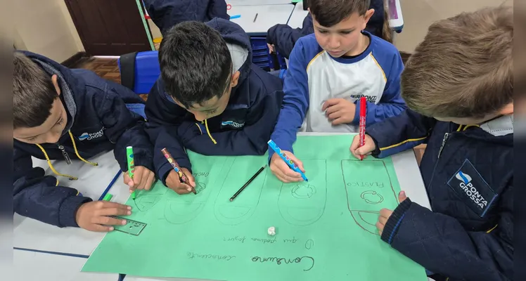Após assistirem ao conteúdo do projeto, os educandos se engajaram em variadas ações.