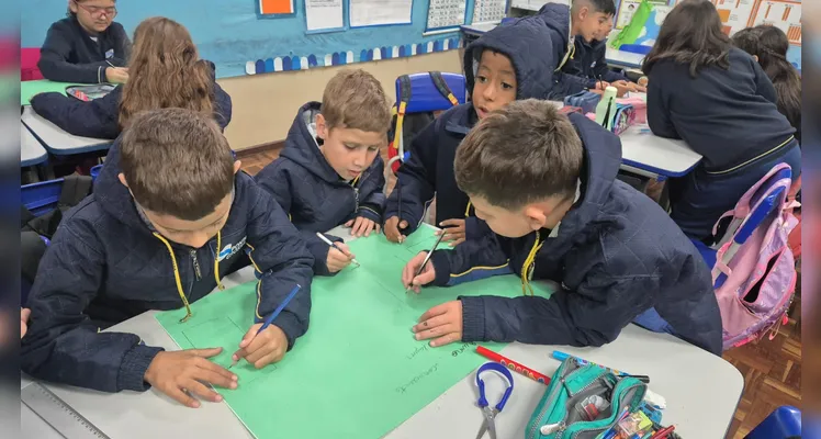 Após assistirem ao conteúdo do projeto, os educandos se engajaram em variadas ações.