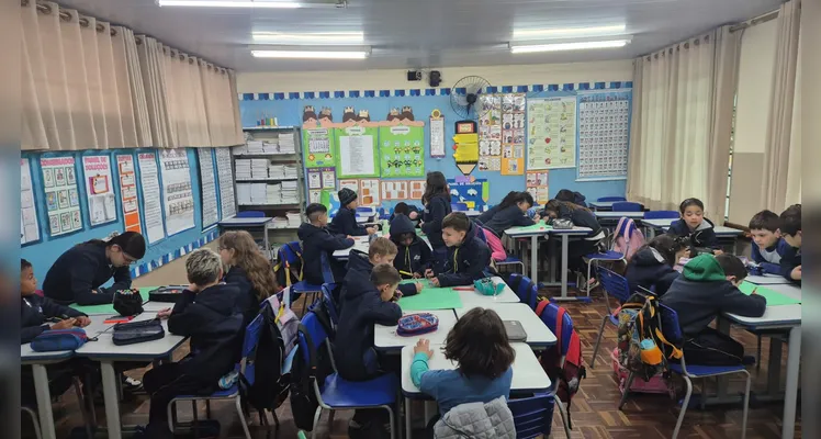 Após assistirem ao conteúdo do projeto, os educandos se engajaram em variadas ações.