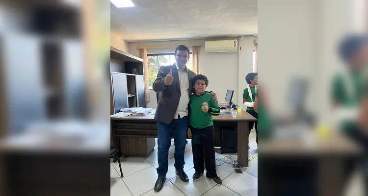 Educandos tiveram importante movimento cidadão na Casa de Leis.