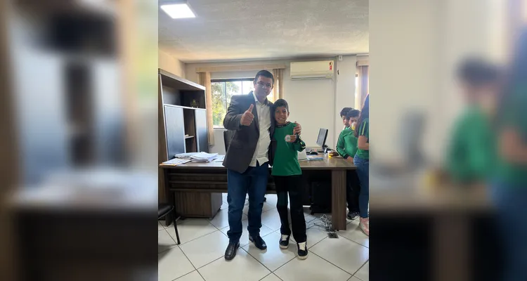 Educandos tiveram importante movimento cidadão na Casa de Leis.