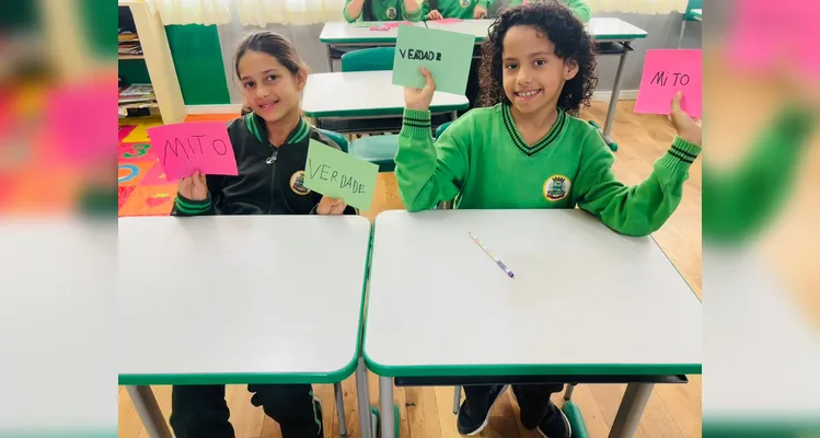 Produções em sala ajudaram a fixar o tema.