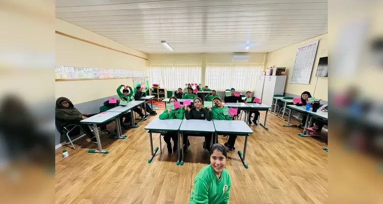 Produções em sala ajudaram a fixar o tema.