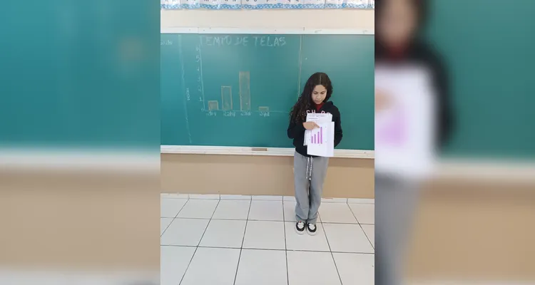 Trabalho interdisciplinar movimentou educandos em sala de aula.