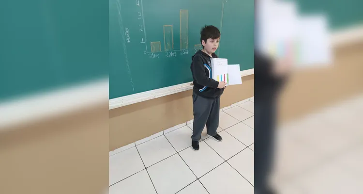 Trabalho interdisciplinar movimentou educandos em sala de aula.