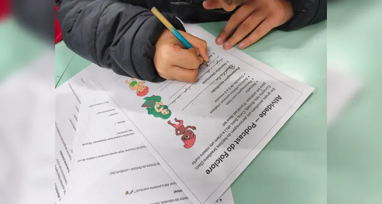 Vários momentos proporcionaram amplo aprendizado cultural na classe.