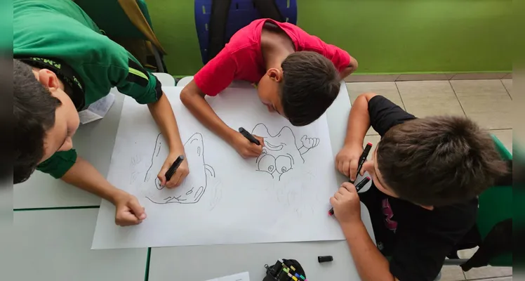 Veja como foi o trabalho dos educandos, na prática.