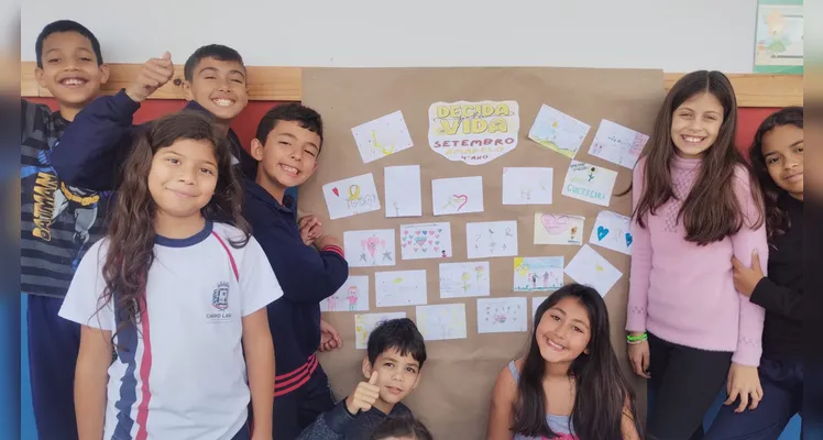 Veja momentos de ações dos alunos em sala e da conscientização do tema no ambiente externo.