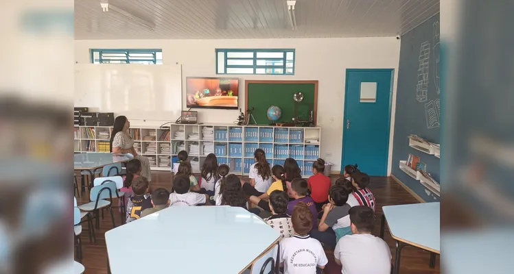 Confira os registros do trabalho em sala de aula.