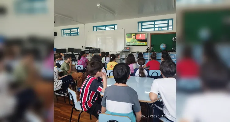 Confira os registros do trabalho em sala de aula.