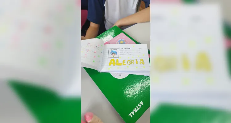 Confira os registros do trabalho em sala de aula.