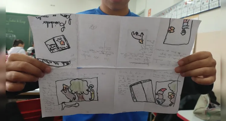 Confira o trabalho dos alunos.