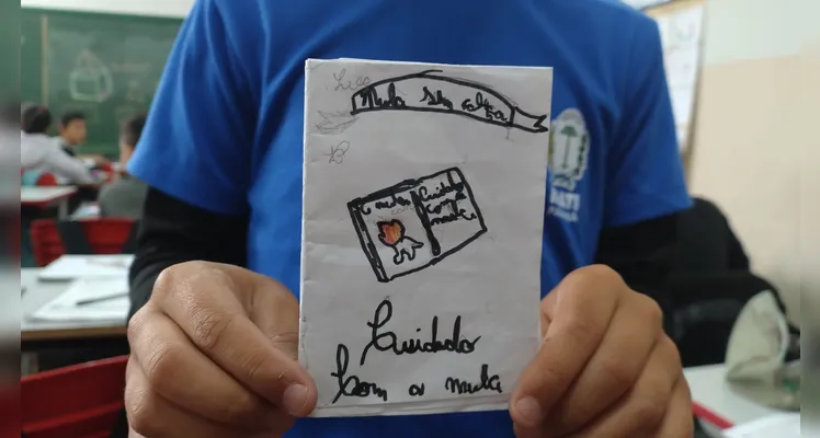 Confira o trabalho dos alunos.