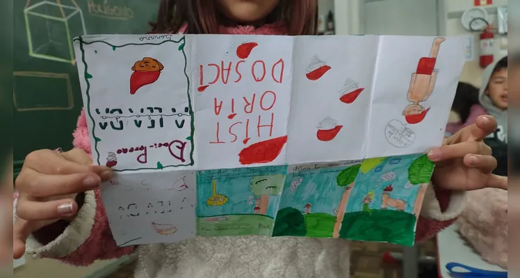 Confira o trabalho dos alunos.