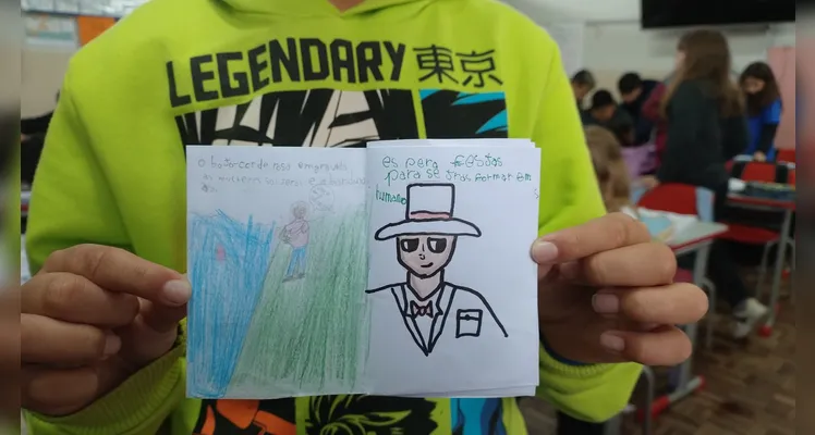 Confira o trabalho dos alunos.