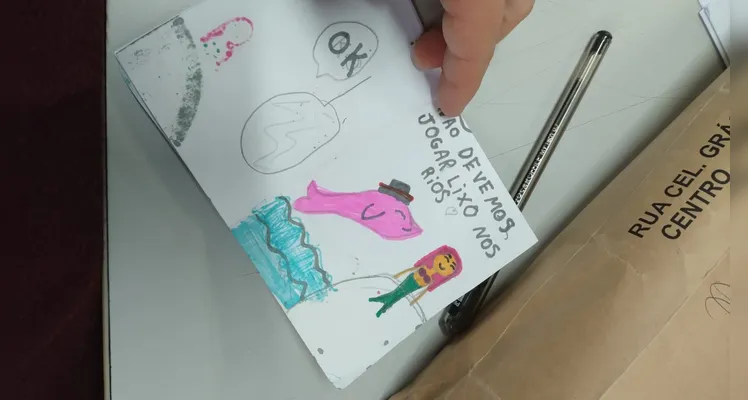 Confira o trabalho dos alunos.