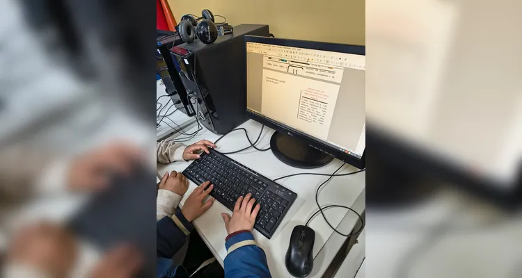 Confira como ficou o jornal e alguns registros do trabalho dos alunos.