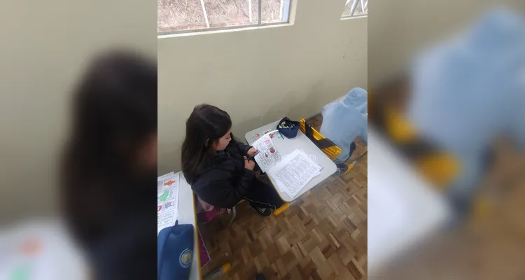 Confira alguns registros do trabalho dos educandos com a temática.