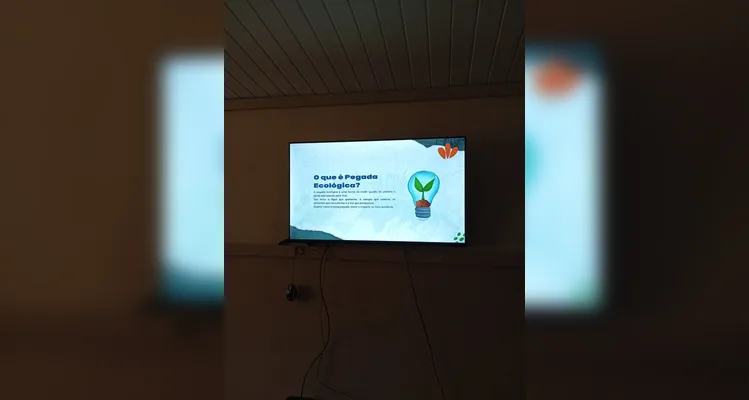Educandos puderam assistir aos conteúdos e produzir materiais sobre o aprendizado ecológico.
