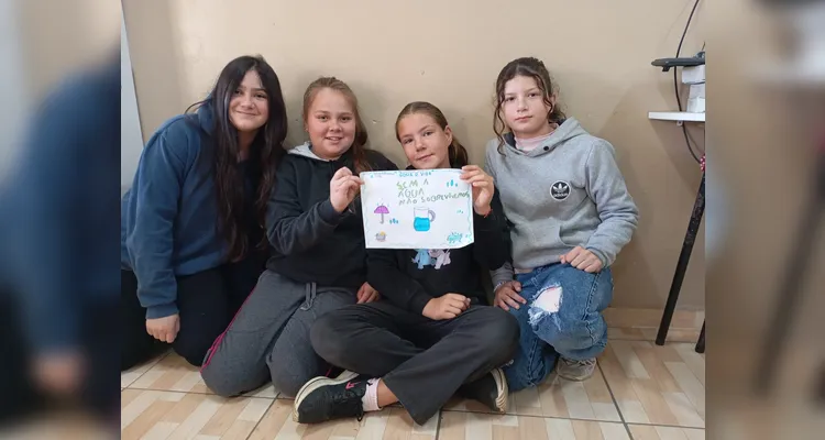 Educandos puderam assistir aos conteúdos e produzir materiais sobre o aprendizado ecológico.
