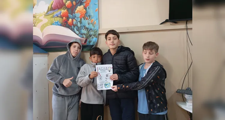 Educandos puderam assistir aos conteúdos e produzir materiais sobre o aprendizado ecológico.