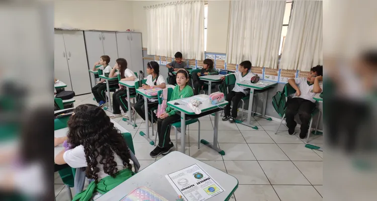 Confira alguns registros do trabalho em sala de aula.