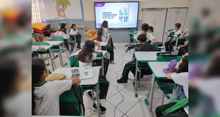 Confira alguns registros do trabalho em sala de aula.