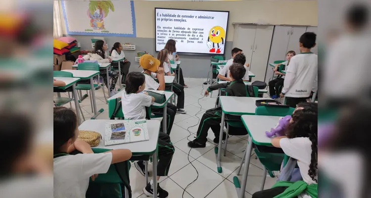 Confira alguns registros do trabalho em sala de aula.