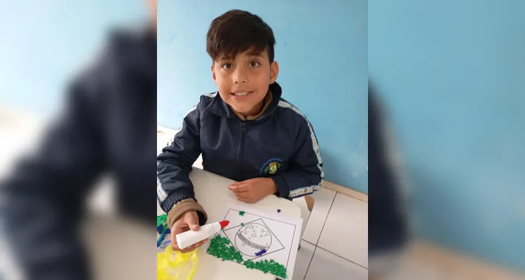 Educandos puderam entender características nacionais importantes durante o trabalho.