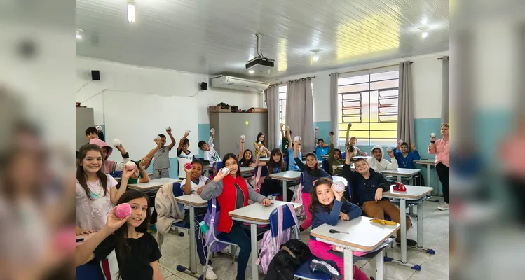 Veja os registros do amplo trabalho ambiental, dentro e fora da sala de aula.